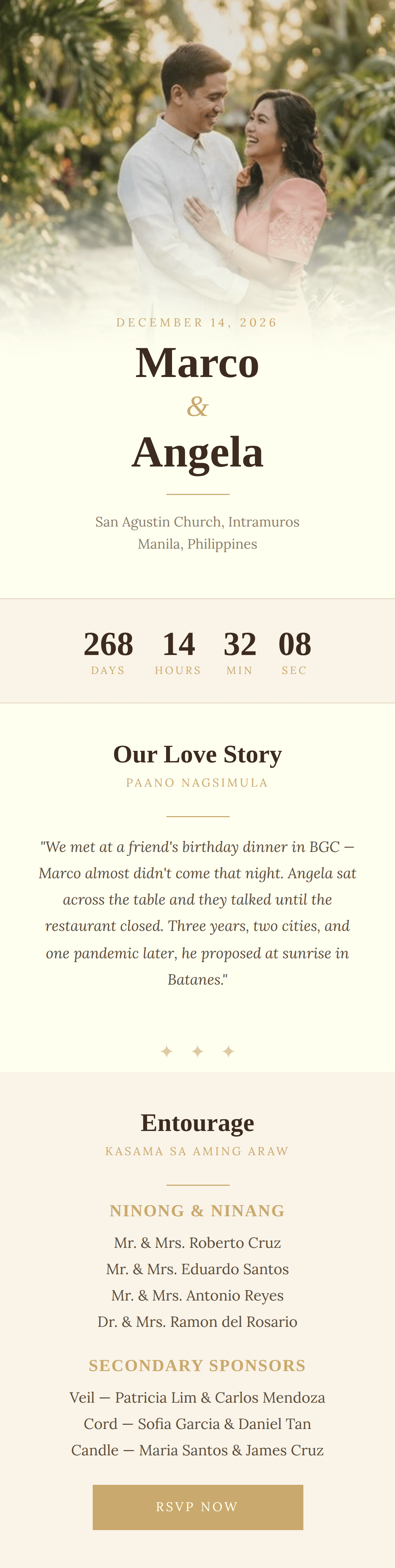 Harana template preview