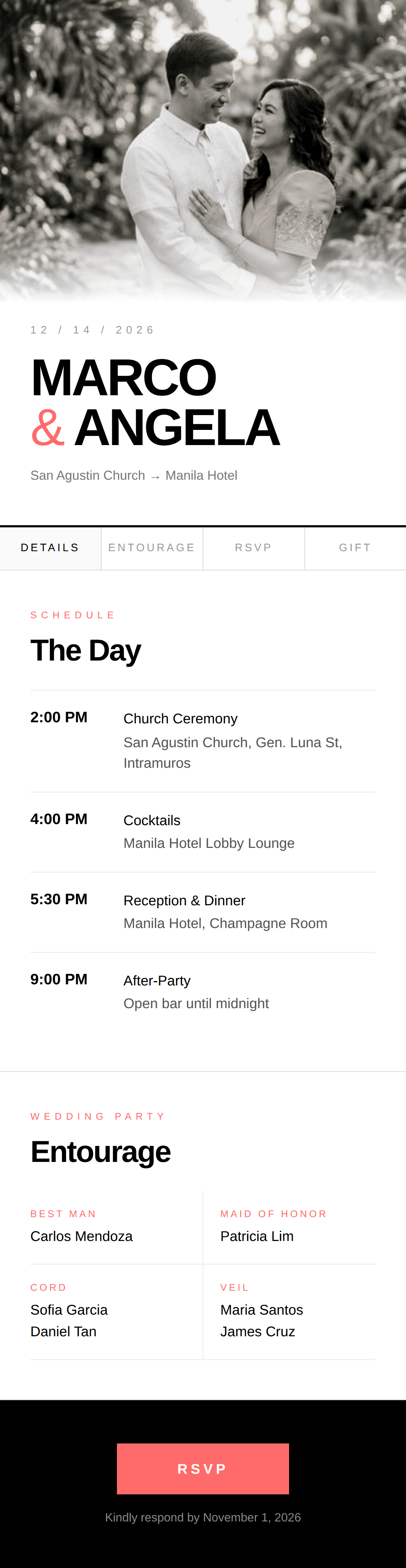 Lakad template preview